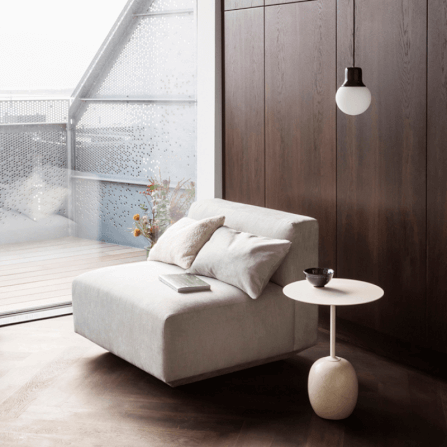 โต๊ะข้าง DEEPWOOD รุ่น NILHO ลายหินอ่อน สีขาว_2